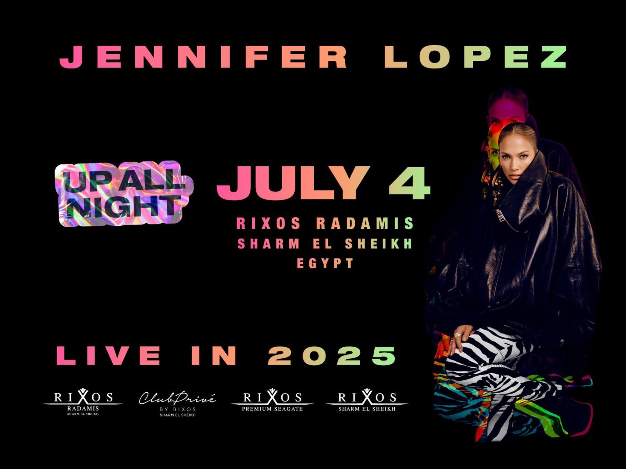 Rixos Radamis Sheikh - Free Jennifer Lopez Concert Access July 4th & 2 Kids Free Sharm-el-Sheikh